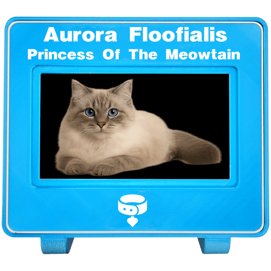 mlemory keeper™ - bleppin blue + purrfect white