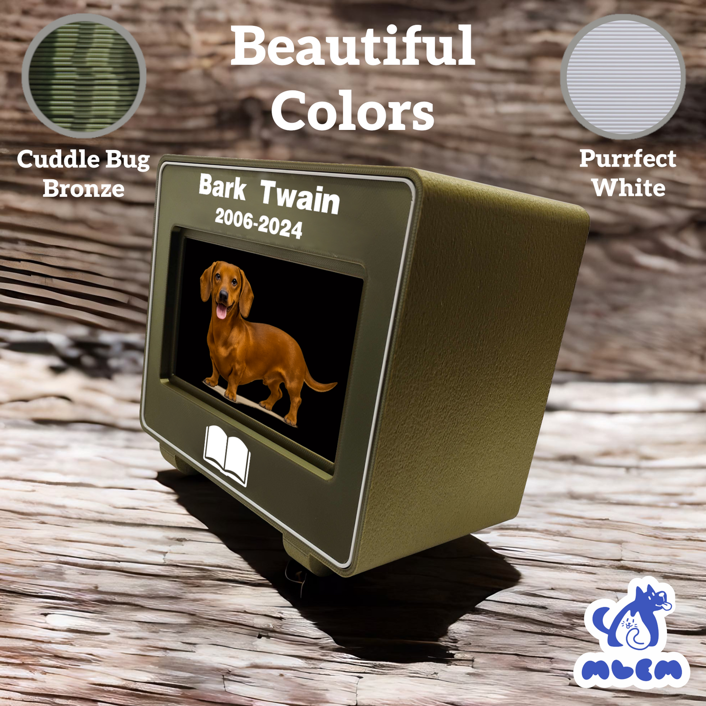 mlemory keeper - cuddle bug bronze + purrfect white
