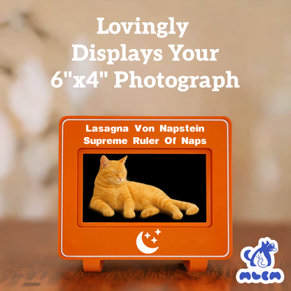 mlemory keeper - monday orange + purrfect white