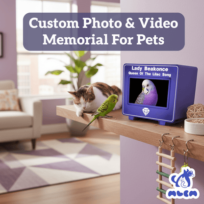 mlemory keeper™ - pawsome purple + purrfect white