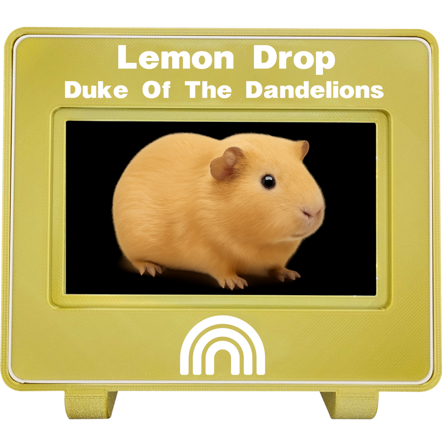 mlemory keeper™ - purdie birdie yellow & purrfect white