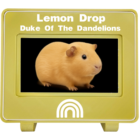 mlemory keeper™ - purdie birdie yellow & purrfect white