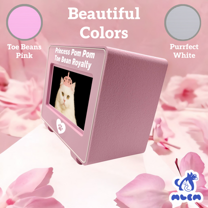 mlemory keeper - toe beans pink + purrfect white