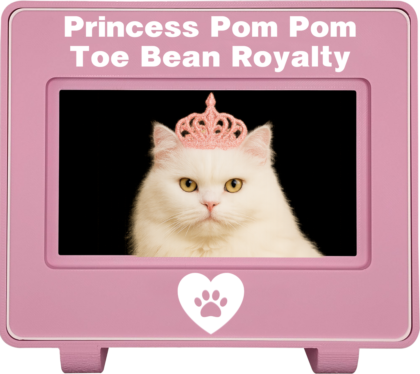 mlemory keeper - toe beans pink + purrfect white