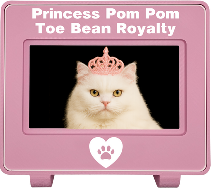 mlemory keeper - toe beans pink + purrfect white