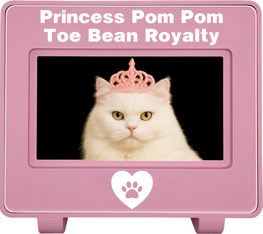 mlemory keeper - toe beans pink + purrfect white