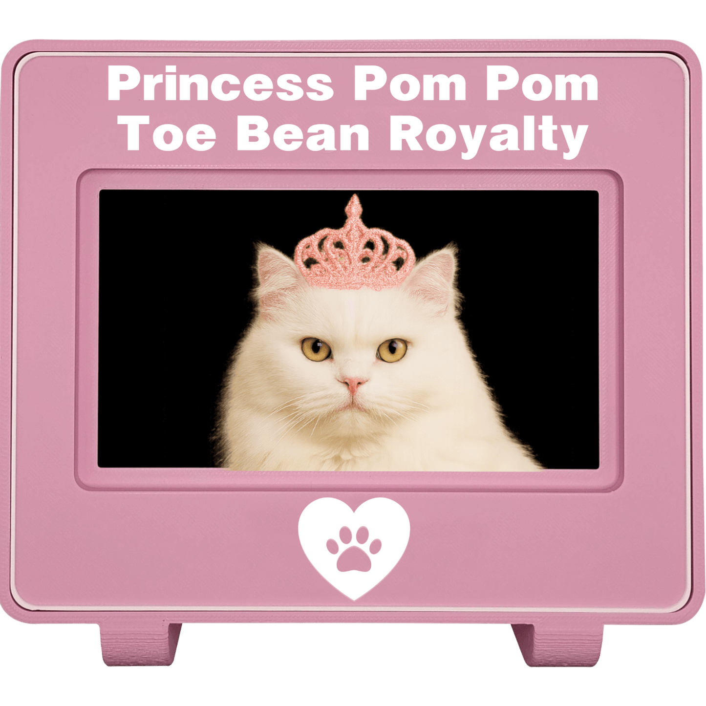 mlemory keeper™ - toe beans pink + purrfect white