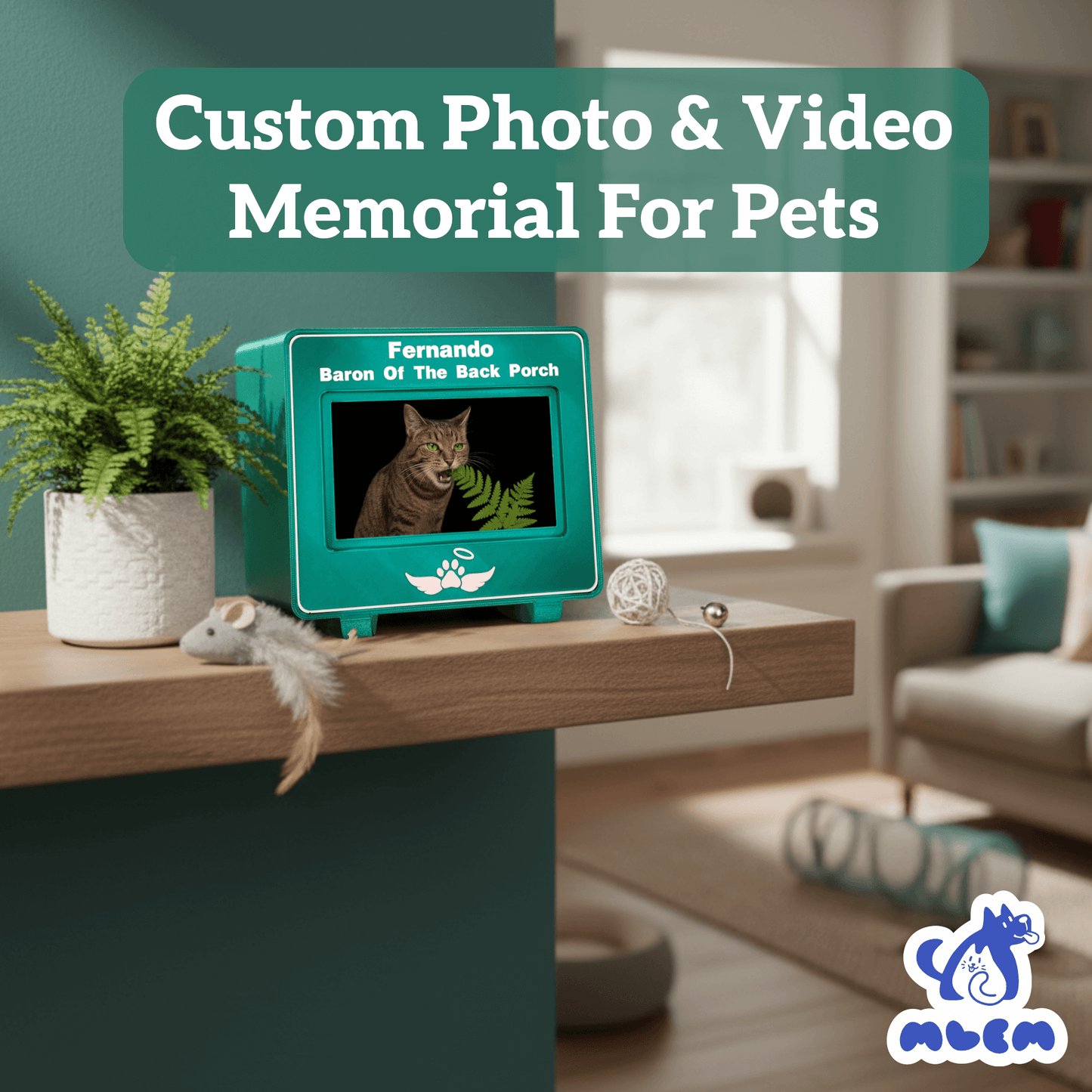 mlemory keeper™ - zoomies green + purrfect white